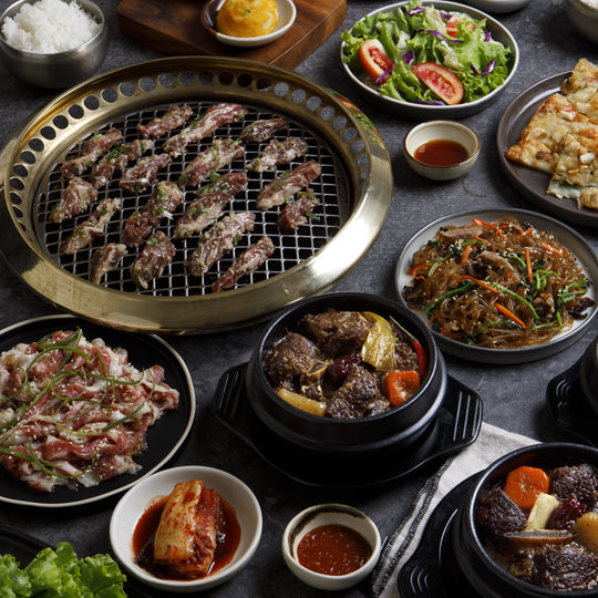 Galbi Jjim Grill Set for 4 Persons 소갈비찜 세트(4 인) – Sariwon Korean Barbecue